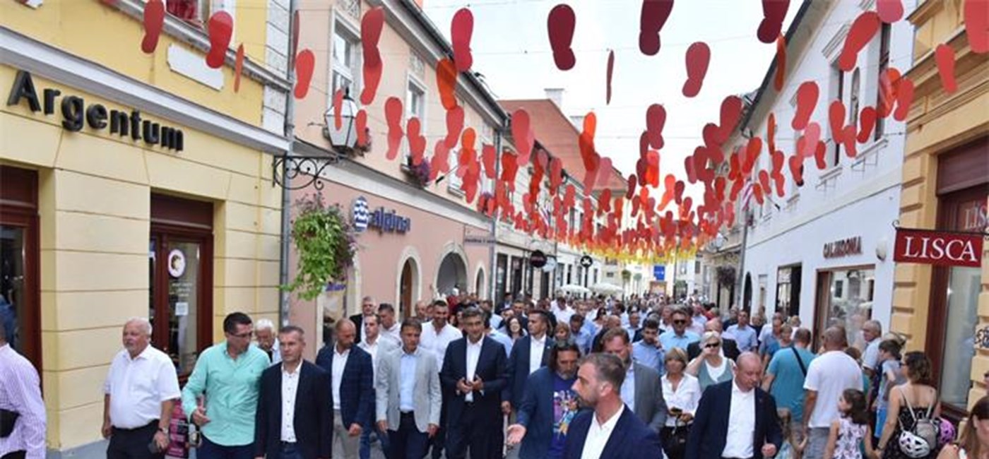 Predsjednik Vlade u posjetu Varaždinskoj županiji i obilasku Špancirfesta